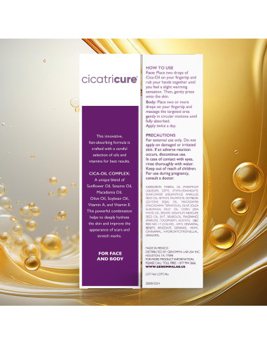 Cicatricure Cica Oil 198 ml - Aceite para Estrías y Cicatrices