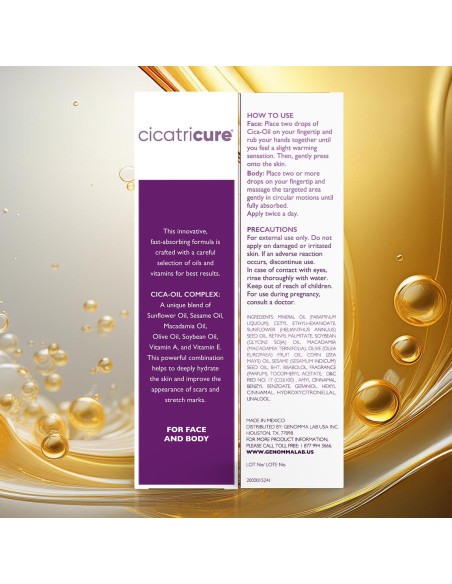 Cicatricure Cica Oil 198 ml - Aceite para Estrías y Cicatrices