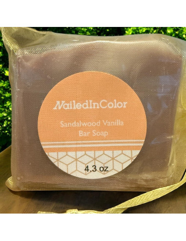 Jabón en Barra SarNaturalBodyCare Sándalo y Vainilla 125g