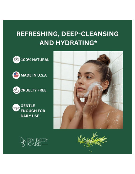 Jabón en Barra RX Body Care 113 g - Aceite de Árbol de Té Antifúngico