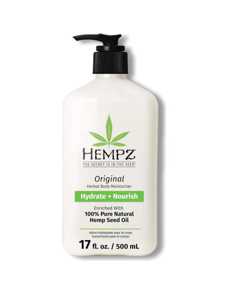 Hempz Original Loción Corporal Hidratante 500ml - Aceite de Cañamo