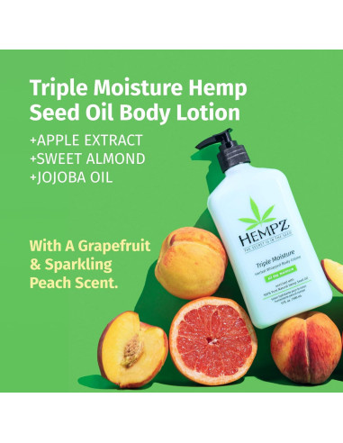 Hempz Original Loción Corporal Hidratante 500ml - Aceite de Cañamo