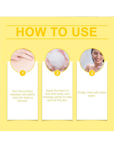 Jabón Natural de Persimón Japonés YUJIEEYAYD para Cara y Cuerpo