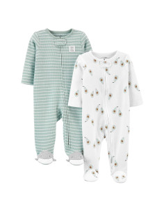 Pijama térmico unisex Carter's Simple Joys 3-6 meses 2 piezas