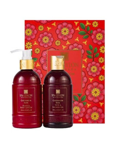 Set de Baño Spa Ceylon Cardamomo Rosa 250ml x 2 - Gel y Loción