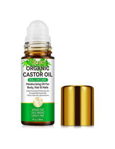 Aceite de Ricino Orgánico WELEYOU Roll On 29.57ml - Piel y Cabello