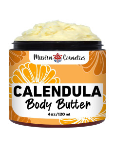 Manteca Corporal de Caléndula 120ml - Cosméticos Musulmanes