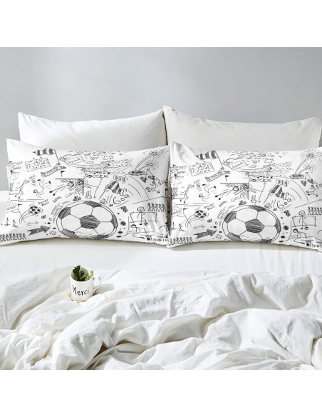 Funda de Edredón Erosebridal Individual Microfibra Deportes