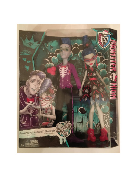 Muñecos Monster High Sloman Slo Mo y Ghoulia Yelps