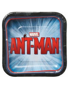Platos de Postre de Papel Ant-Man American Greetings 8 Unidades