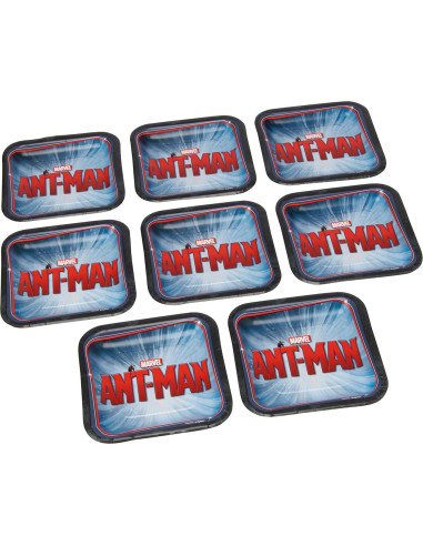 Platos de Postre de Papel Ant-Man American Greetings 8 Unidades