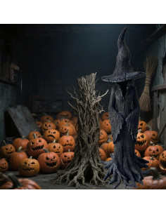 Estatua de Bruja Cracker Barrel 30 cm Resina Gótica Halloween 2