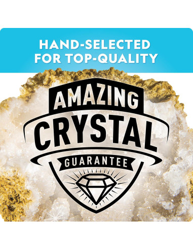 Kit de Ciencia National Geographic - Rompe 15 Geodas Premium