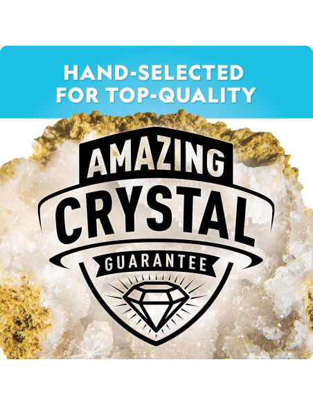 Kit de Ciencia National Geographic - Rompe 15 Geodas Premium