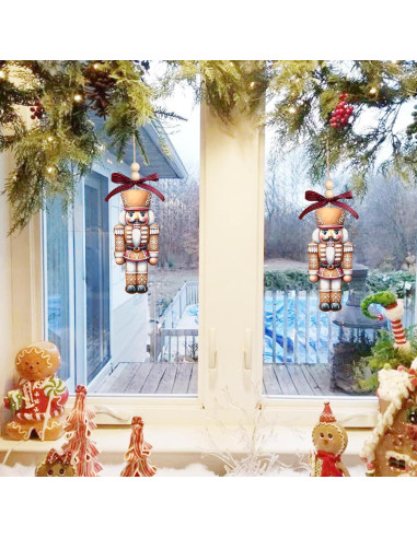 Adornos de Cascanueces de Madera Yanroom 12.7x5.3cm Navidad