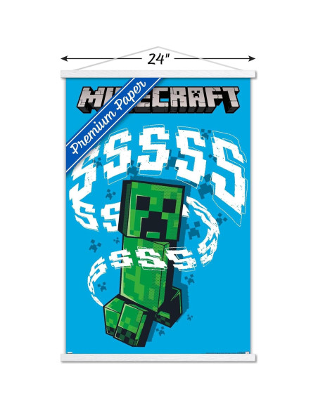 Póster de pared Trends International Minecraft Creeper 86x56 cm