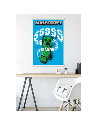 Póster de pared Trends International Minecraft Creeper 86x56 cm