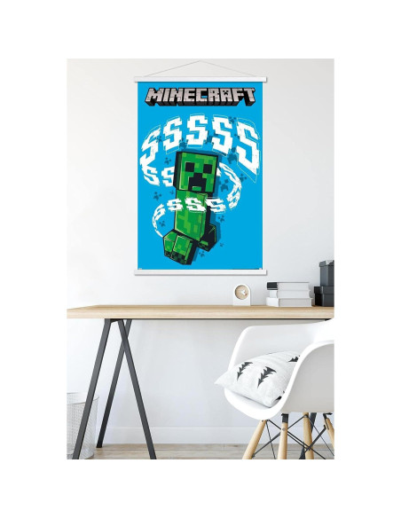 Póster de pared Trends International Minecraft Creeper 86x56 cm