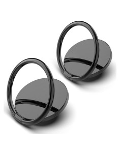 Soporte de Anillo para Teléfono Wansurs Negro 360 Ajustable