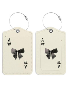 Etiquetas de Equipaje LARTSFRO 2 Piezas Diseño Único PU