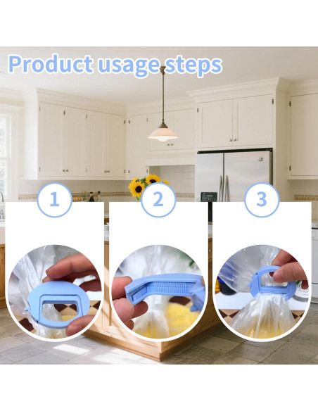 Clip de Sellado Hermético YOUNEEDFUL 3 Piezas Multicolor