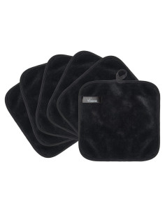 Paño Desmaquillante VIVOTE Microfibra 20x20cm 6pack Negro