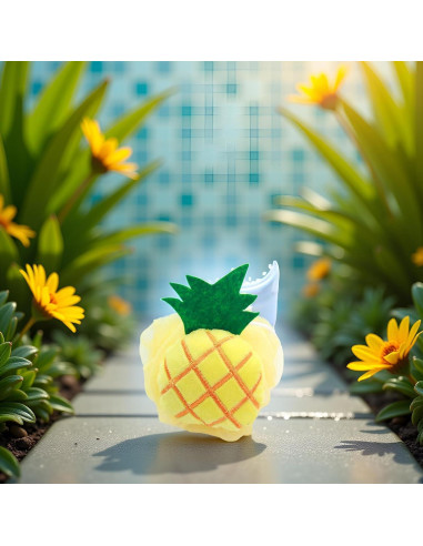 Esponja de Baño Piña Amarilla BWESOO - Suave y Exfoliante