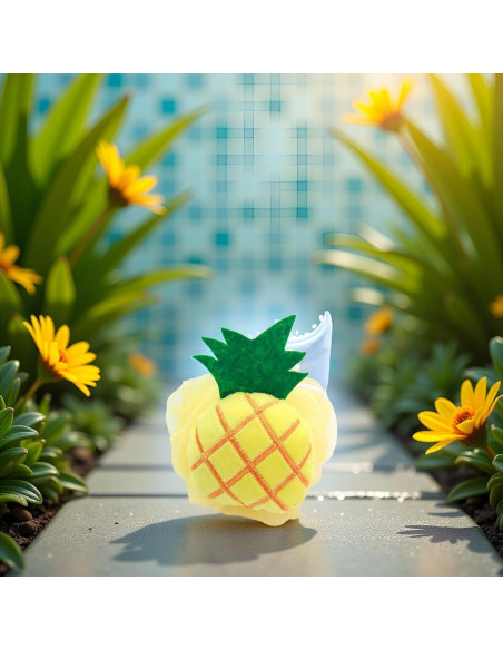 Esponja de Baño Piña Amarilla BWESOO - Suave y Exfoliante