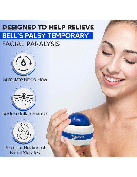 Masajeador Facial WellSmart Pro para Bell's Palsy - Alivio Inflamación