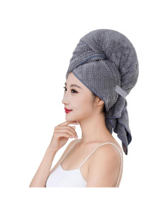 Toalla de Microfibra para Cabello XAIODRAGONSKY 40x24 cm 2PC