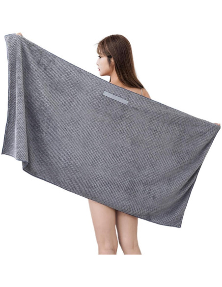 Toalla de Microfibra para Cabello XAIODRAGONSKY 40x24 cm 2PC