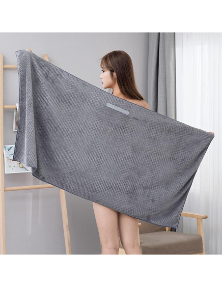 Toalla de Microfibra para Cabello XAIODRAGONSKY 40x24 cm 2PC