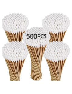 Bastones de Limpieza de Armas Miaozhun 500 PCS 15 cm Algodón