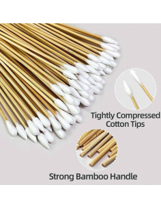 Bastones de Limpieza de Armas Miaozhun 500 PCS 15 cm Algodón 2