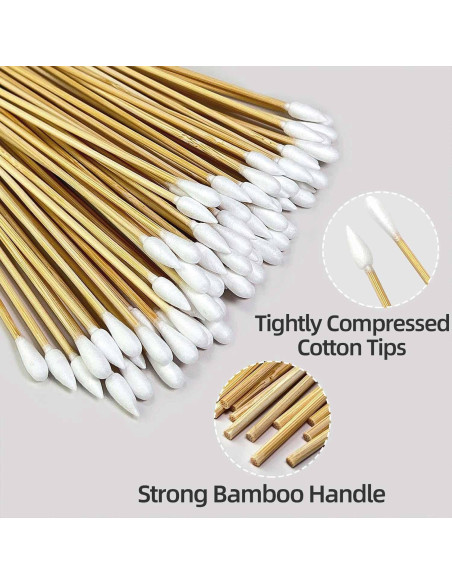 Bastones de Limpieza de Armas Miaozhun 500 PCS 15 cm Algodón