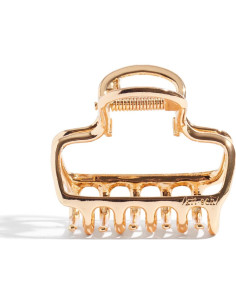 Clip de Pelo Metálico Kitsch Dorado - Sujeción Fuerte 1pc 2