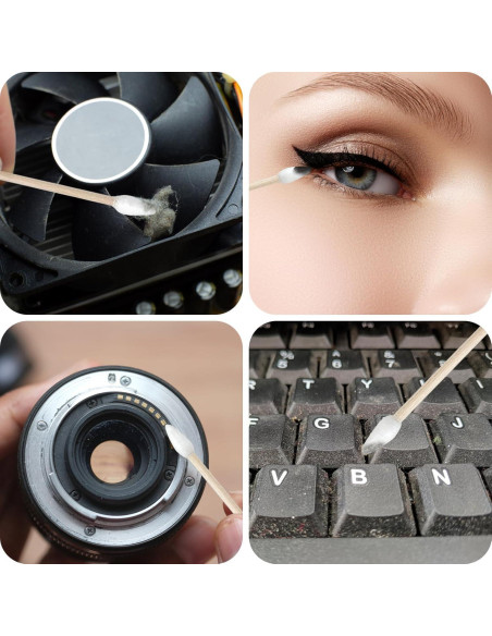 Bastones de Limpieza de Armas Miaozhun 500 PCS 15 cm Algodón