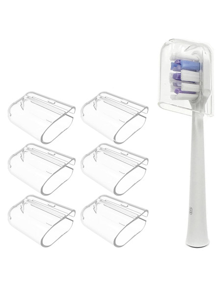 Cubiertas de cepillo de dientes INUSO - Pack de 6, ventiladas