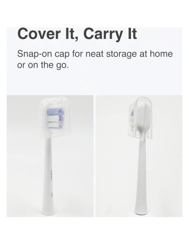 Cubiertas de cepillo de dientes INUSO - Pack de 6, ventiladas
