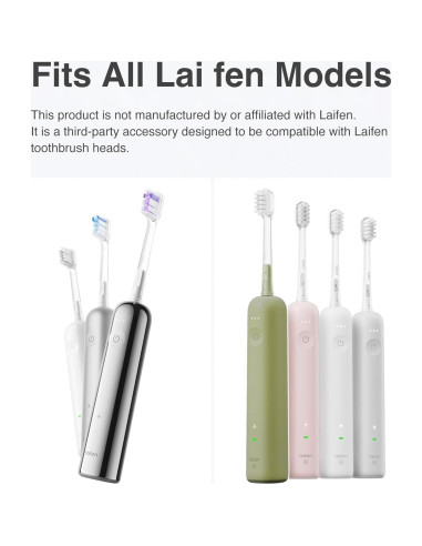 Cubiertas de cepillo de dientes INUSO - Pack de 6, ventiladas