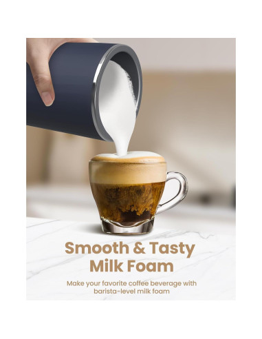 Espumador de Leche Eléctrico SIMPLETASTE 4-en-1 Azul 240ml