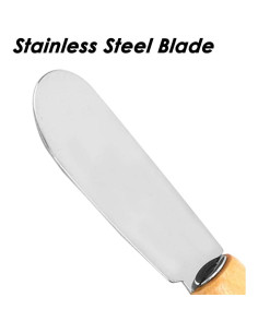 Set de 6 Esparcidores de Mantequilla DaKuan 10 cm Acero Inoxidable 2