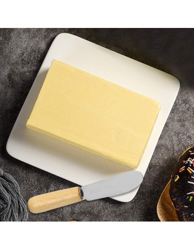 Set de 6 Esparcidores de Mantequilla DaKuan 10 cm Acero Inoxidable