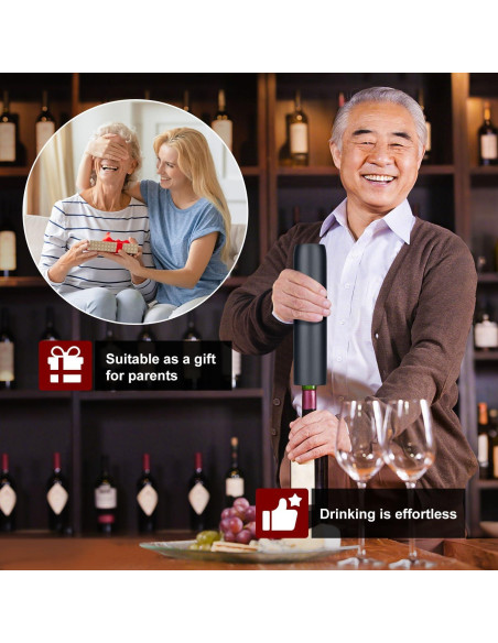 Abridor de Botellas de Vino Eléctrico AIKARO Recargable Conjunto B