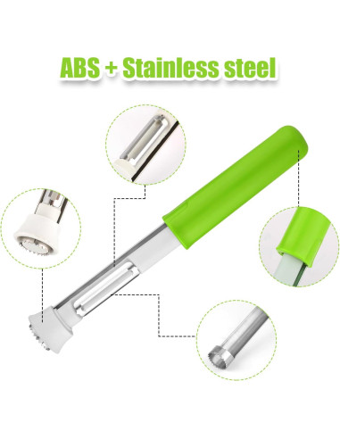 2 Piezas Removedor de Corazón de Manzana PEUTIER Acero Inoxidable