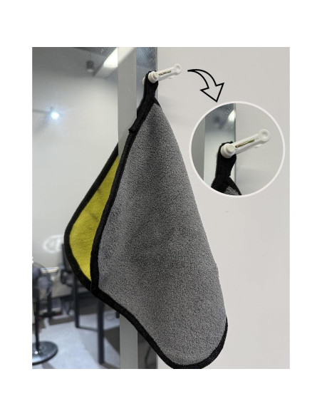 12 Pinzas de Plástico CUARUSUIKA para Ropa y Comida - Blanco y Gris