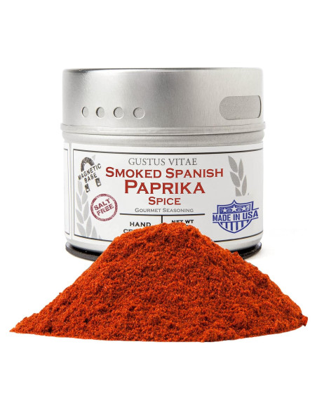 Pimentón Español Ahumado Gustus Vitae 65g - Sin OGM, Natural