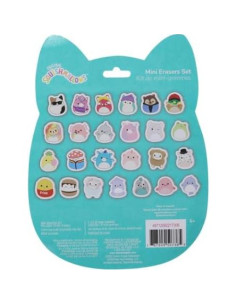 Conjunto de Borradores Mini Squishmallows - Kellytoy - 6 Piezas 2
