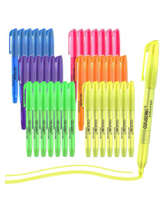 Marcadores Fluorescentes Coruscant - Paquete de 36 Colores