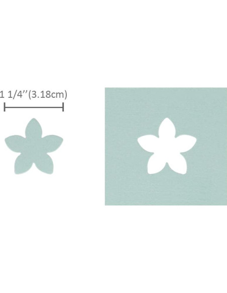 Troquel de Papel Bira Craft 3.81 cm Forma de Pétalo